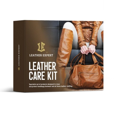 Leather Expert Care Kit 2x100ml - zestaw do czyszczenia i pielęgnacji skóry LE-18-HC2100 Leather Expert Care Kit 2x100ml - zestaw do czyszczenia i pielęgnacji skóry LE-18-HC2100