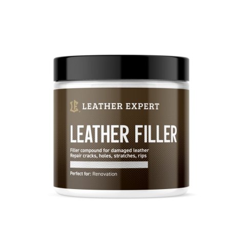 Leather Filler - szpachla do skóry w kolorze białym 250 ml Leather Expert LE-10-FW250 Leather Filler - szpachla do skóry w kolorze białym 250 ml Leather Expert LE-10-FW250