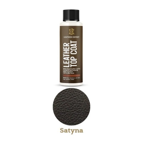 Top Coat Satin lakier bezbarwny do skóry 500ml satyna LE-17-TCS500 Top Coat Satin lakier bezbarwny do skóry 500ml satyna LE-17-TCS500