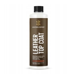 Top Coat Semi Gloss lakier bezbarwny do skóry 500ml półpołysk LE-17-TCSG500