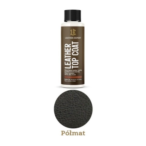 Top Coat Semi Matt lakier bezbarwny do skóry 500ml półmat LE-17-TCSM500 Top Coat Semi Matt lakier bezbarwny do skóry 500ml półmat LE-17-TCSM500