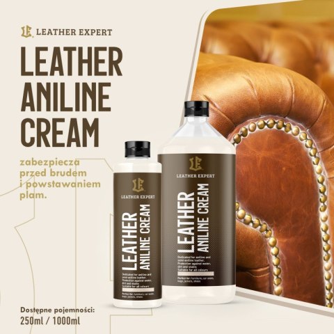 Leather Aniline Cream - odżywka do skór anilinowych 1000 ml Leather Expert LE-03-AC1000 Leather Aniline Cream - odżywka do skór anilinowych 1000 ml Leather Expert LE-03-AC1000