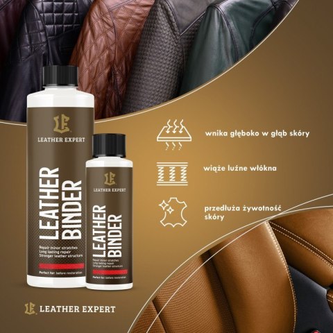 Leather Binder - spoiwo do włókien skór 50 ml Leather Expert LE-04-B50 Leather Binder - spoiwo do włókien skór 50 ml Leather Expert LE-04-B50