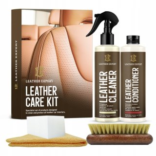 Leather Expert Care Kit 2x250ml - Zestaw do czyszczenia i pielęgnacji mebli skórzanych LE-18-CK2250