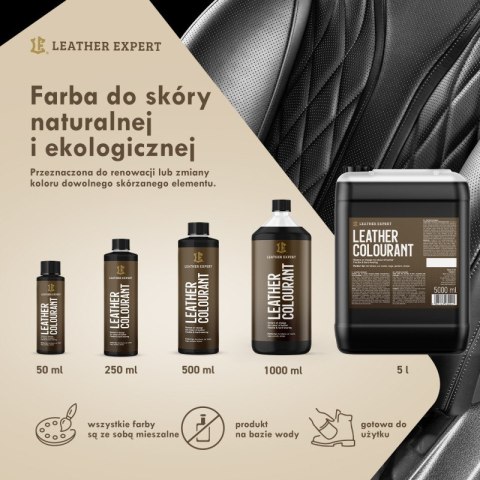 Leather Expert Colourant - Orange farba do skóry naturalnej i do ekoskóry 50 ml LE-06-50C021 Leather Expert Colourant - Orange farba do skóry naturalnej i do ekoskóry 50 ml LE-06-50C021