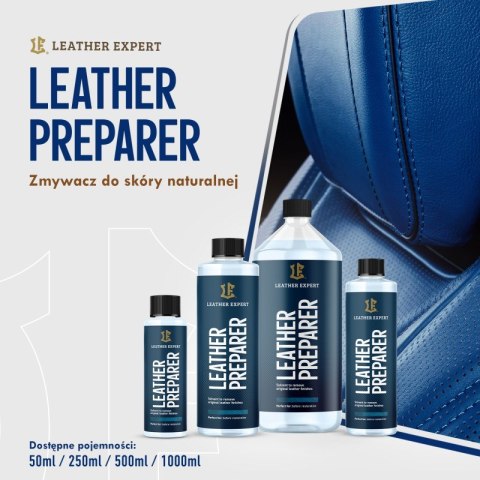Leather Expert Preparer - zmywacz do skóry naturalnej 250ml LE-14-P250 Leather Expert Preparer - zmywacz do skóry naturalnej 250ml LE-14-P250