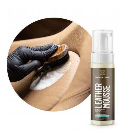 Leather Expert pianka do czyszczenia skóry 200ml LE-13-M200 Leather Expert pianka do czyszczenia skóry 200ml LE-13-M200