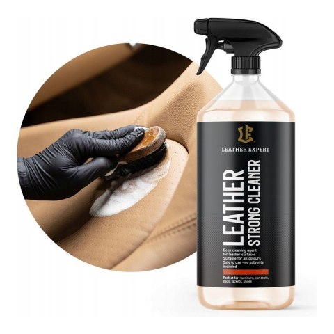 Leather Strong Cleaner do czyszczenia skóry 1000ml LE-16-SC1000 Leather Strong Cleaner do czyszczenia skóry 1000ml LE-16-SC1000