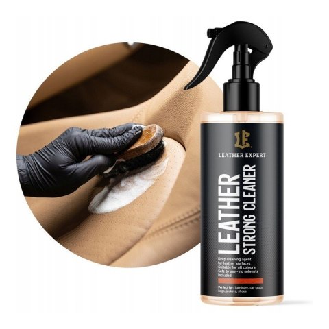 Leather Strong Cleaner do czyszczenia skóry 500ml LE-16-SC500 Leather Strong Cleaner do czyszczenia skóry 500ml LE-16-SC500