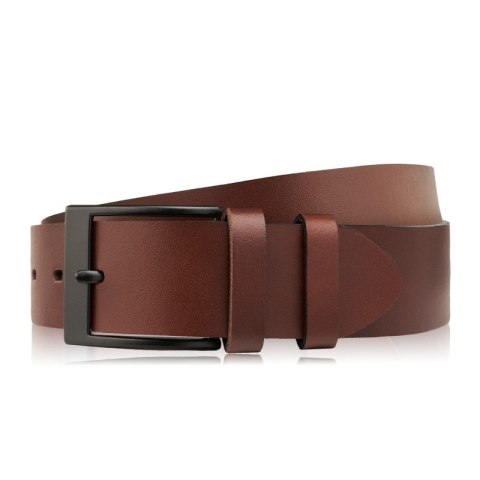 Pasek męski skórzany brązowy szeroki 110 cm z czarną klamrą Paolo Peruzzi PG-05-BRBL-110 Pasek męski skórzany brązowy szeroki 110 cm z czarną klamrą Paolo Peruzzi PG-05-BRBL-110