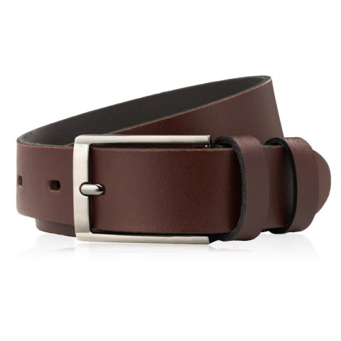Pasek męski skórzany do jeansów brązowy klasyczny 110 cm Paolo Peruzzi PG-03-BRBL-110 Pasek męski skórzany do jeansów brązowy klasyczny 110 cm Paolo Peruzzi PG-03-BRBL-110