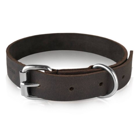 Obroża dla psa skórzana brązowa rozmiar L/XL Petsome 16P02L Obroża dla psa skórzana brązowa rozmiar L/XL Petsome 16P02L