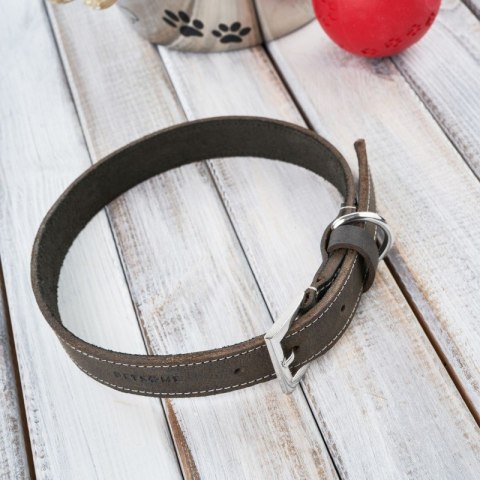 Obroża dla psa skórzana w stylu vintage brązowa rozmiar L/XL Petsome 21P02L Obroża dla psa skórzana w stylu vintage brązowa rozmiar L/XL Petsome 21P02L