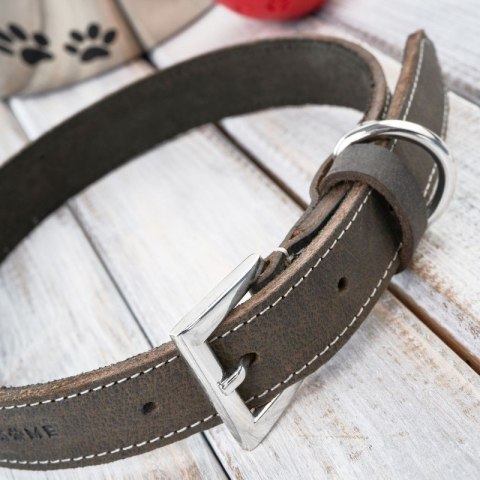 Obroża dla psa skórzana w stylu vintage brązowa rozmiar L/XL Petsome 21P02L Obroża dla psa skórzana w stylu vintage brązowa rozmiar L/XL Petsome 21P02L