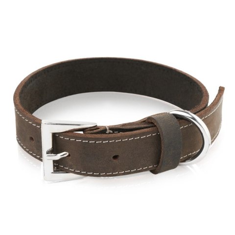 Obroża dla psa skórzana w stylu vintage brązowa rozmiar. S/M Petsome 21P02S Obroża dla psa skórzana w stylu vintage brązowa rozmiar. S/M Petsome 21P02S