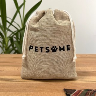 Obroża dla psa ze skóry naturalnej brązowa vintage rozmiar S/M Petsome18P02S