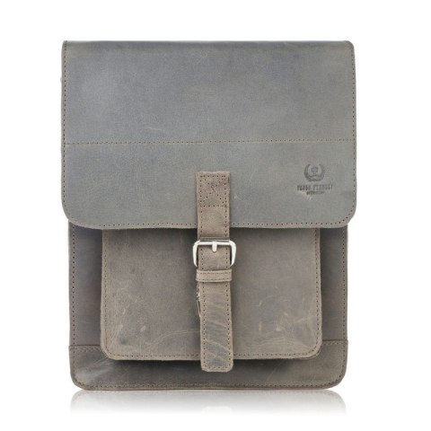 Torba męska na ramię skórzana vintage Paolo Peruzzi T-91-GRE Torba męska na ramię skórzana vintage Paolo Peruzzi T-91-GRE