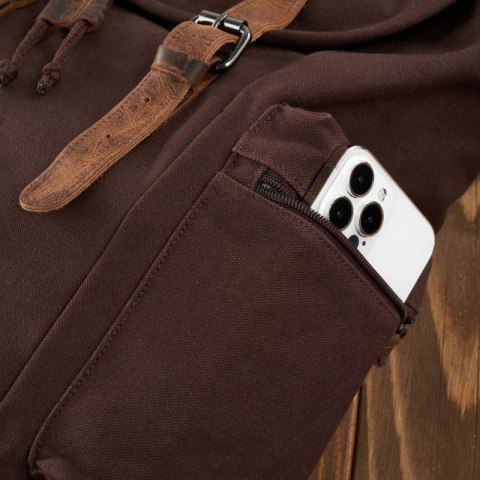Zestaw upominkowy dla niego ZUP-22-BR plecak T-19-BR portfel męski T-04-BR VINTAGE Zestaw upominkowy dla niego ZUP-22-BR plecak T-19-BR portfel męski T-04-BR VINTAGE