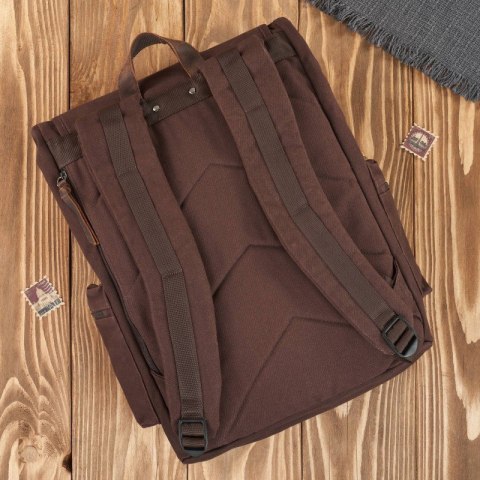 Zestaw upominkowy dla niego ZUP-22-BR plecak T-19-BR portfel męski T-04-BR VINTAGE Zestaw upominkowy dla niego ZUP-22-BR plecak T-19-BR portfel męski T-04-BR VINTAGE
