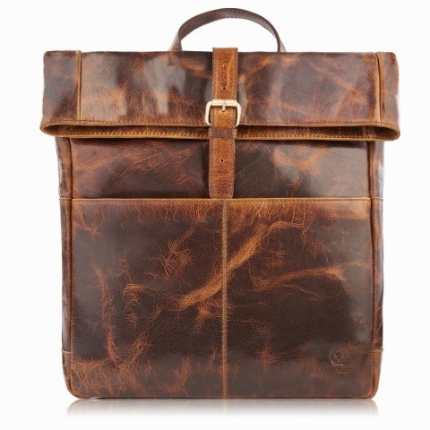 Plecak skórzany premium na laptopa Paolo Peruzzi AV-02-BR Plecak skórzany premium na laptopa Paolo Peruzzi AV-02-BR