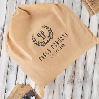 Torba na laptopa skórzana z uchwytem na walizkę Paolo Peruzzi AV-01-CG
