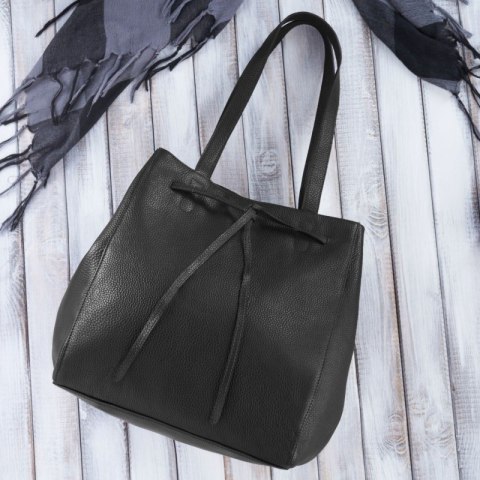 Torba shopper skórzana damska na ramię Paolo Peruzzi IN-64-BL Torba shopper skórzana damska na ramię Paolo Peruzzi IN-64-BL