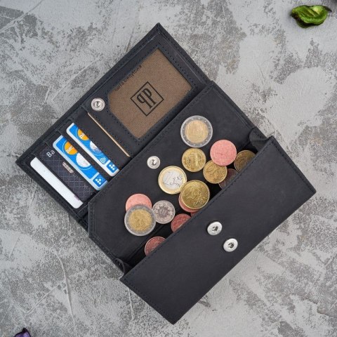 Zestaw prezentowy ZUP-39-BL portfel damski skórzany T-44 etui T-51 Zestaw prezentowy ZUP-39-BL portfel damski skórzany T-44 etui T-51