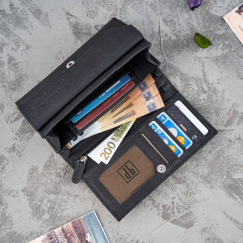 Zestaw prezentowy ZUP-39-BL portfel damski skórzany T-44 etui T-51 Zestaw prezentowy ZUP-39-BL portfel damski skórzany T-44 etui T-51