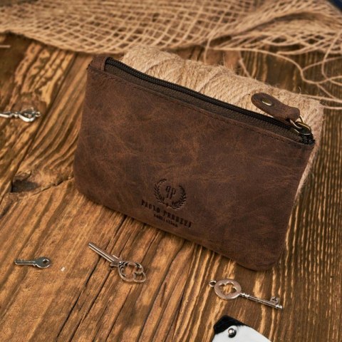 Zestaw prezentowy ZUP-40-BR portfel damski skórzany T-12 etui T-51 Zestaw prezentowy ZUP-40-BR portfel damski skórzany T-12 etui T-51