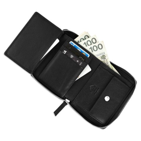 Portfel męski Brodrene z ochroną RFID czarny G-05LC Portfel męski Brodrene z ochroną RFID czarny G-05LC
