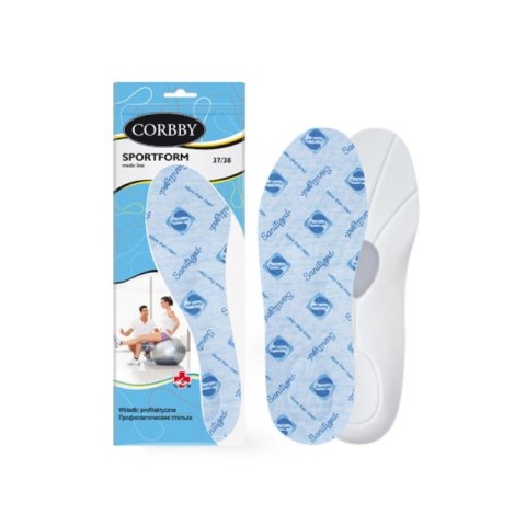 R. 35/36 - Profilowane wkładki do butów sportowych Corbby R. 35/36 - Profilowane wkładki do butów sportowych Corbby
