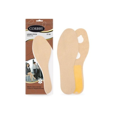 R. 45/46 - Skórzane wkładki do butów Leder Stick Corbby R. 45/46 - Skórzane wkładki do butów Leder Stick Corbby