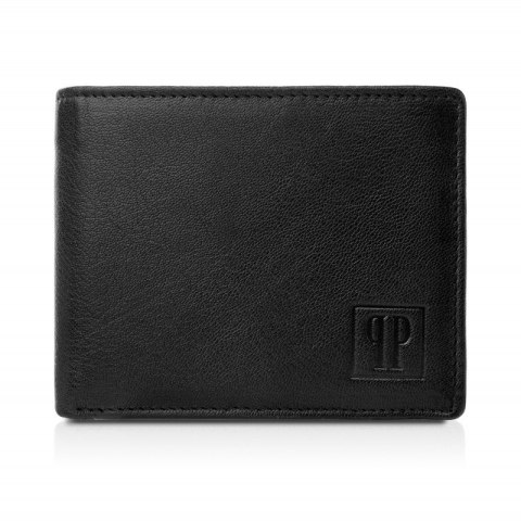 Czarny portfel męski skórzany Paolo Peruzzi RFID T-67-BL Czarny portfel męski skórzany Paolo Peruzzi RFID T-67-BL