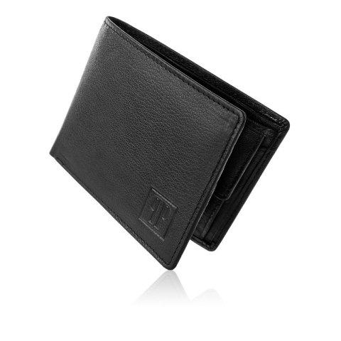 Czarny portfel męski skórzany Paolo Peruzzi RFID T-67-BL Czarny portfel męski skórzany Paolo Peruzzi RFID T-67-BL