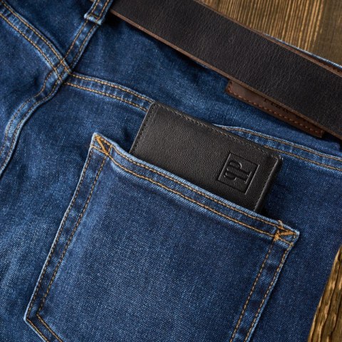 Czarny portfel męski skórzany Paolo Peruzzi RFID T-67-BL Czarny portfel męski skórzany Paolo Peruzzi RFID T-67-BL