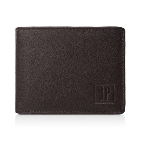 Modny portfel skórzany męski Paolo Peruzzi T-67-BR Modny portfel skórzany męski Paolo Peruzzi T-67-BR
