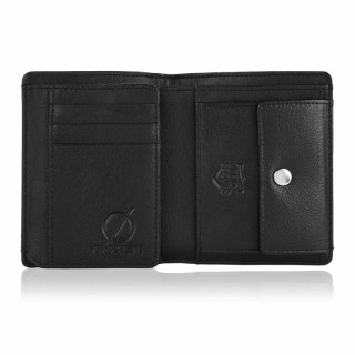 Portfel męski skórzany z ochroną RFID Brodrene G-05L czarny
