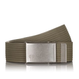 Pasek męski parciany Paolo Peruzzi khaki PW-19-115