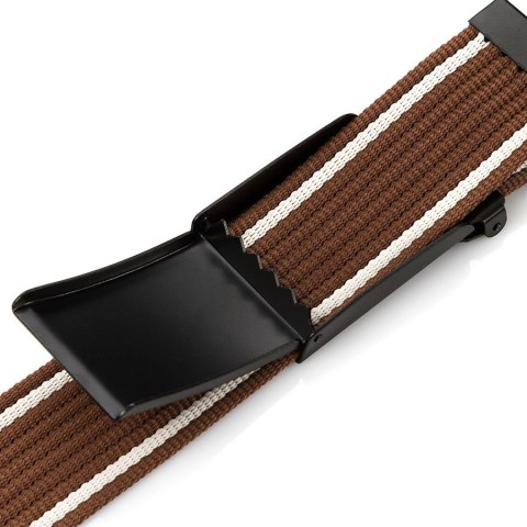 Pasek męski parciany brązowy Paolo Peruzzi PW-08-115 CM Pasek męski parciany brązowy Paolo Peruzzi PW-08-115 CM