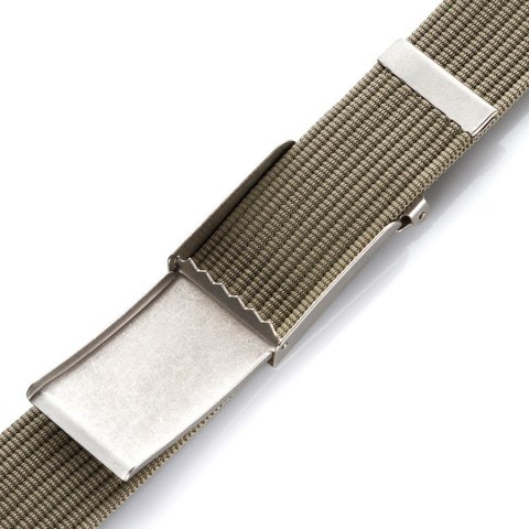 Pasek męski parciany khaki Paolo Peruzzi PW-19-95 cm Pasek męski parciany khaki Paolo Peruzzi PW-19-95 cm