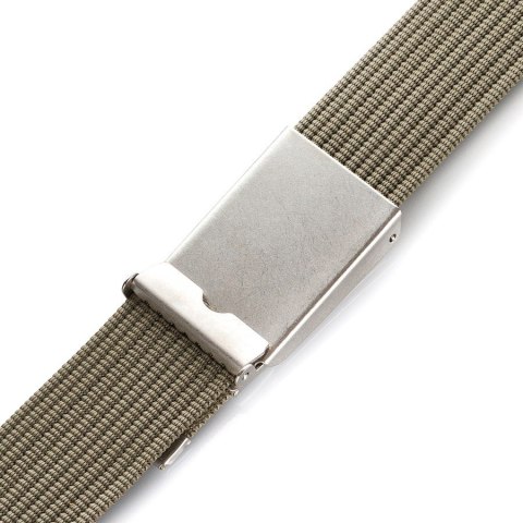 Pasek męski parciany khaki Paolo Peruzzi PW-19-95 cm Pasek męski parciany khaki Paolo Peruzzi PW-19-95 cm