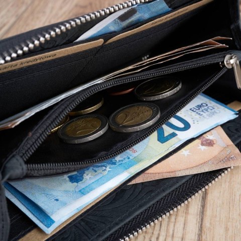 Zestaw prezentowy dla niej portfel damski skórzany T-08-BL i etui T-51-BL Zestaw prezentowy dla niej portfel damski skórzany T-08-BL i etui T-51-BL