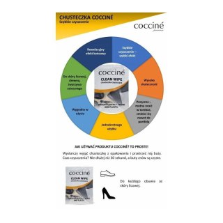 Chusteczki czyszczące do butów 15szt. COCCINE 99992-15ZES