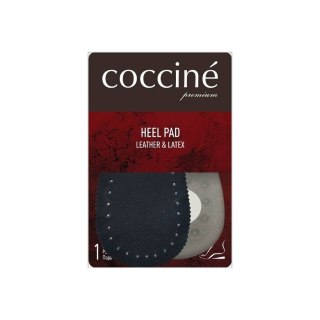 XL - Czarne podpiętki skórzane na piance do butów Heel Pad Coccine