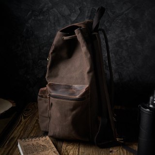 Plecak skórzany vintage Paolo Peruzzi T-37-BR