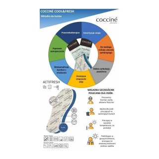 R.37 - Wkładki odświeżające do obuwia Actifresh Premium Coccine