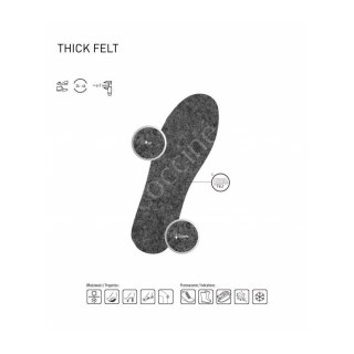 R. 38 - Wkładki do butów ocieplające Thick Felt Coccine