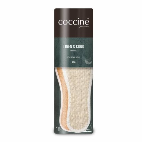 R. 39-40 - Naturalne wkładki eko len na korku Coccine R. 39-40 - Naturalne wkładki eko len na korku Coccine