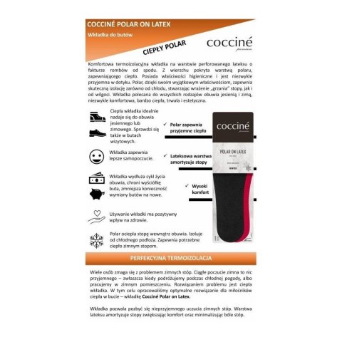 R. 40 - Zimowe wkładki do butów Polar on Latex R. 40 - Zimowe wkładki do butów Polar on Latex