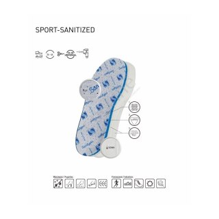 R. 46 - Lekkie profilowane wkładki higieniczne do butów Sport Sanitized Coccine